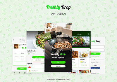 Freshly Drop app design app design design graphic design ui ux