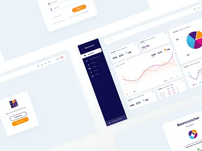 Financial Dashboard - UI brand design branding dashboard design ui ux vector