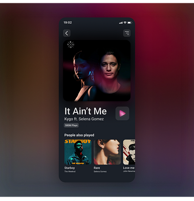 Music player app design app mobile mobile app music music player ui ux