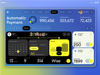 Finance Service Management - Day #09 banking build build2 dashboard design designdrug finance ui ux watchmegrow