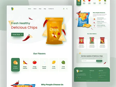 Design Home Page For FMCG Products :) branding creative design design graphic design illustration logo ui vector web design website design