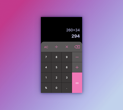 Calculator Mock-up dailyui ui uxdesign