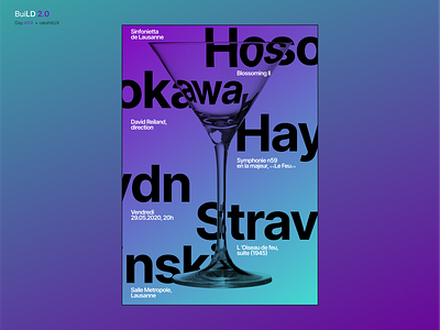 Refracting Glass Cosmopolitan Poster - Day #04 3d build build2.0 cosmopolitan cosmopolitan poster design designdrug figma poster refraction relfection text wrap ui ux watchmegrow