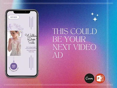 Video Ad Templates for Sales Invitation advertising animation branding graphic design powerpoint template