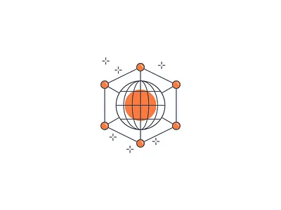 Global Network Animated Icon cloud computing communication connectivity data centers data exchange data flow data transfer global network interconnectedness internet network infrastructure nodes routing satellite communication wireless technology world map