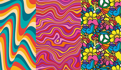 Learn How to Create Trippy Patterns 60s 90s floral pattern psychedlic psycho trippy wave