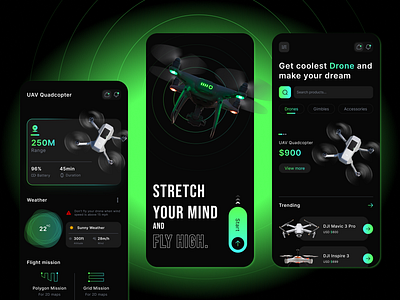 WingedSky Drones: Take Flight with WingedSky Drones and Capture aerial analytics courier delivery design drone drones fluttertop fly logistics map package post office quadcoopter shipping tracking uav ui visual design ux web design