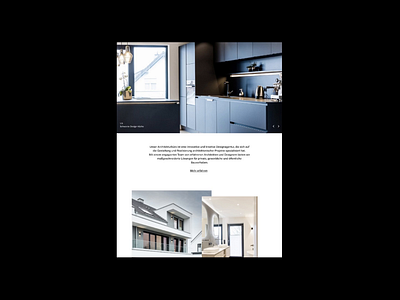 Design concept for an architectural office architect architectwebsite clean design landingpage minimal modern ui user ux webdesign website