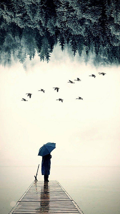 Upside Down Walk graphic design illustration photoshop