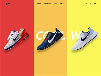 Nike shoes site animation animation figma landingpage motion graphics ui uidesign ux uxdesign webpage websitedesign