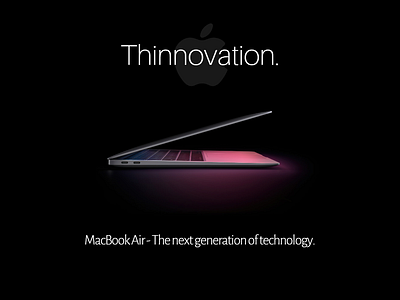 Apple MacBook Modern Poster. apple branding graphic design innovative modern poster simple