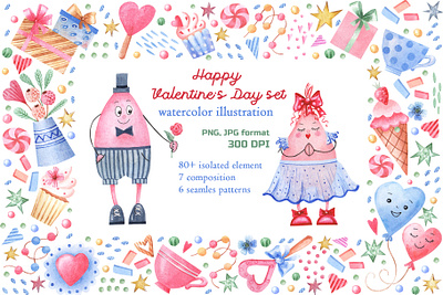 Valentines Day graphic design валентинка день рождения иллюстрация милый открытка праздник сердце украшение