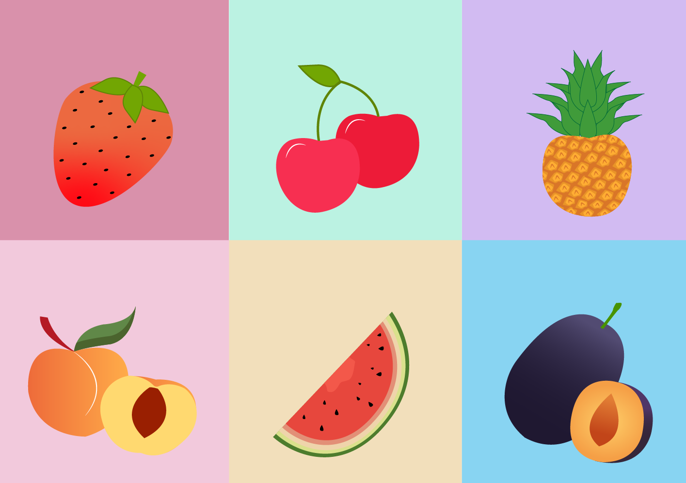 fruits-by-pavel-roxana-on-dribbble