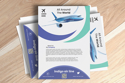 air flyer business cover flyer design graphic design