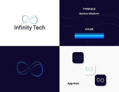Concept : Infinity Tech - Logo Design (Unused) best logo brand identity branding creative logo graphic design infinity logo logo logo design logofolio modern logo sabrina abdur rahman sabrina graphics vect plus