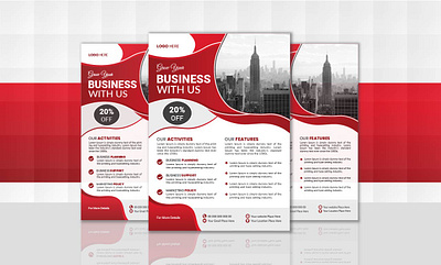 Professional Business Flyer admission flyer ads advertising banner brochure business flyer church flyer corporate flyer design event flyer flyer design graphic design illustration marketing medical flyer poster professional flyer travel flyer vector