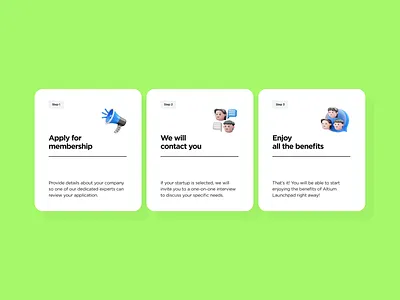 How it works 3d concept contact event homepage how it works illustration onboarding partnership registration scheme step ui ux web