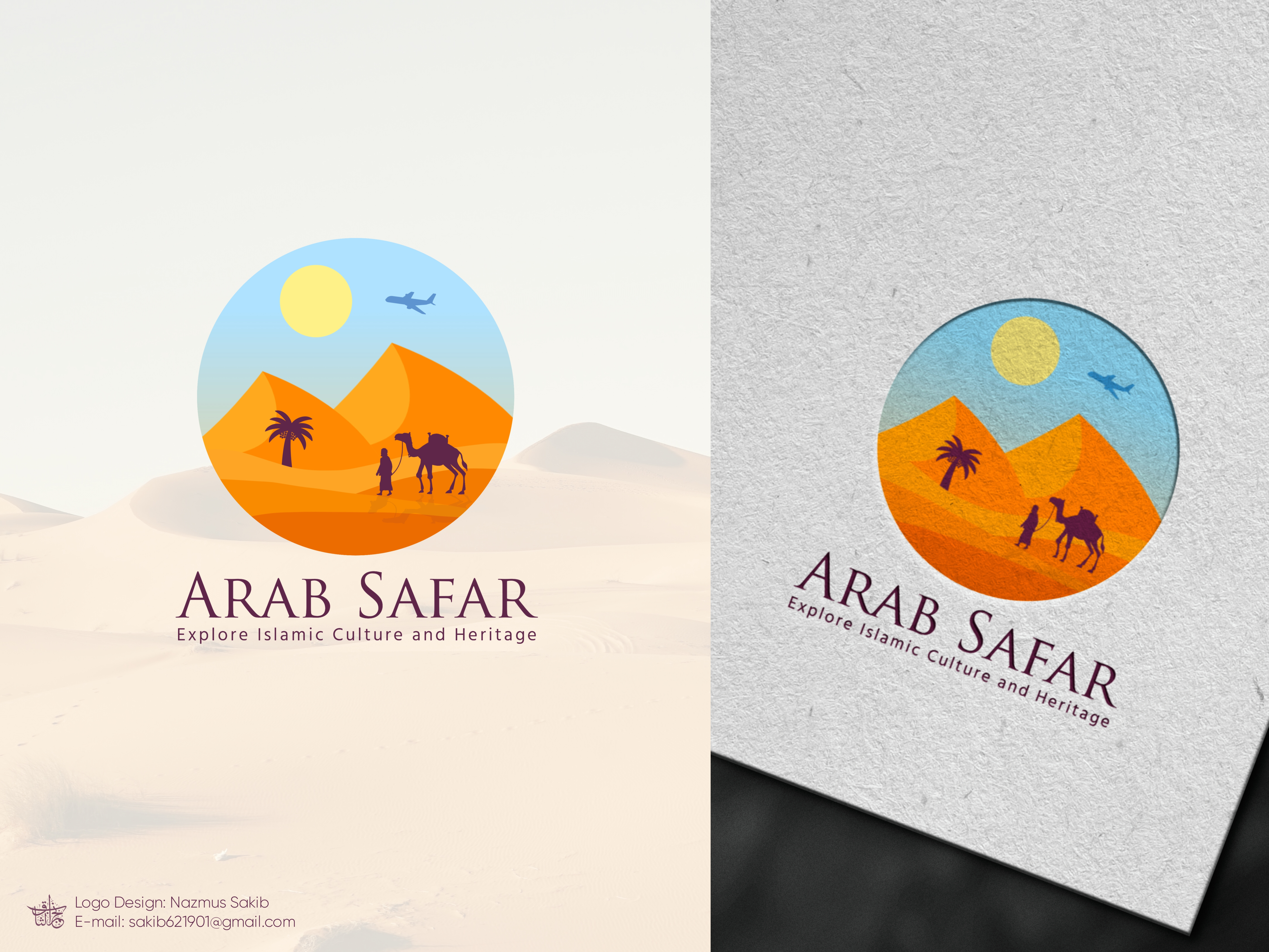 Arab Safar Logo branding design graphic design logo