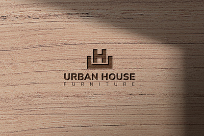 Urban House Furniture barnd brand brandidentity branding clean creative design flat furniture logo logodesign logomaker logotype minimalist professional simple sources unique urban vector