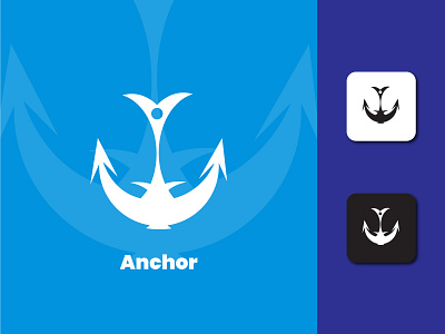 Anchor - Logo Design (Unused) anchorogo appicon best logo brand identity branding creative logo design graphic design logo logo design logofolio logoicon modernlogo