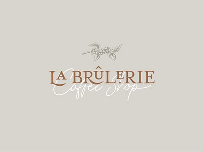 "La Brulerie" 3d branding business logo graphic design illustration motion graphics vector