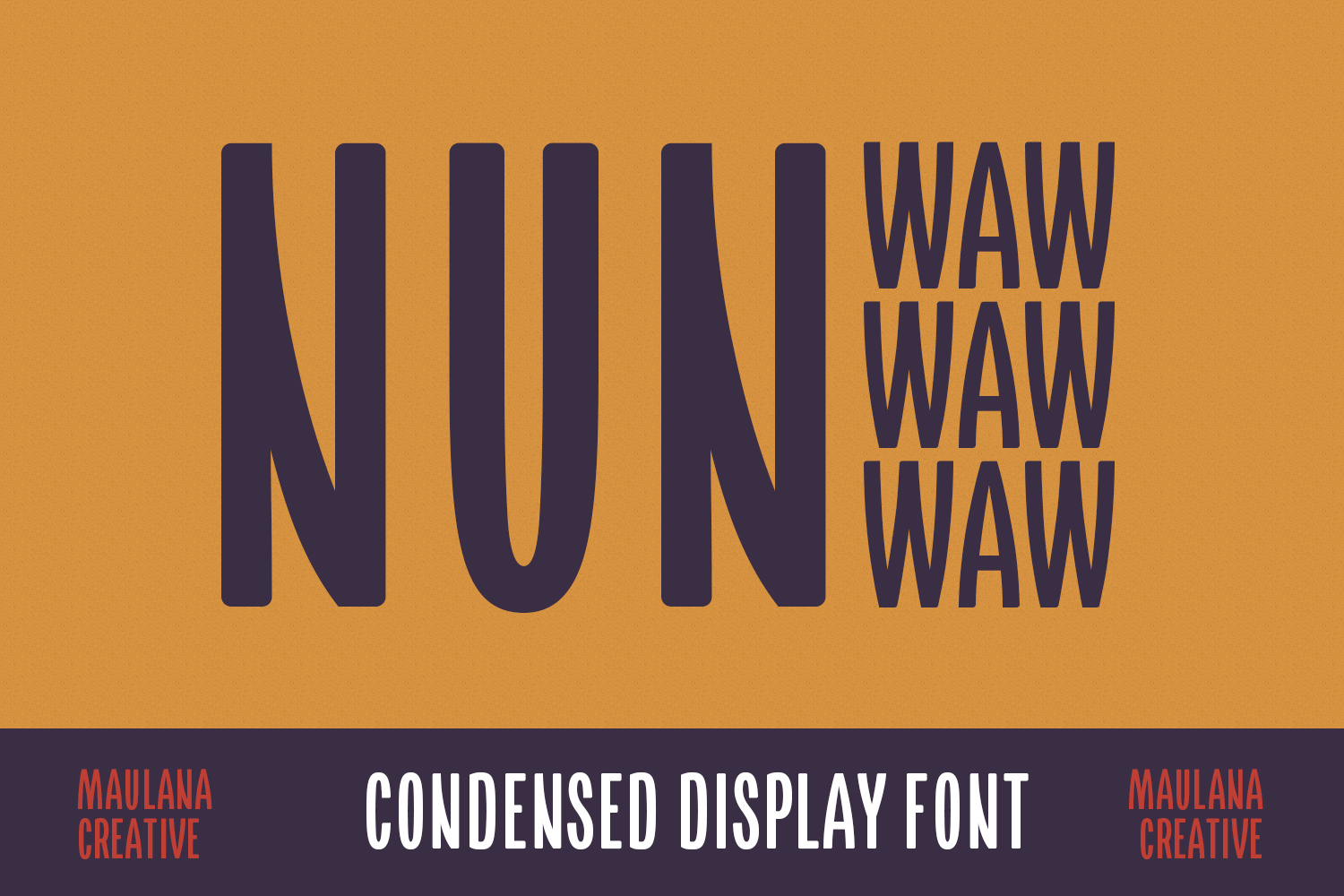 nun-waw-condensed-sans-font-by-maulana-creative-on-dribbble