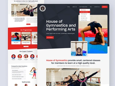 Gymnastics Gym Fitness Website app design case study fitness fitness app fitness landing page fitness website gym gym app gym app design gym fitness gym homepage gym mobile app gym website gymnastics gymnastics app gymnastics landing page gymnastics website homepage mobile app ux design