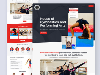 Gym Homepage designs, themes, templates and downloadable graphic