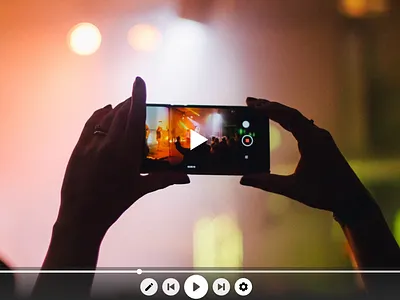 Daily UI Challenge - Day 57: Video Player 100days 100daysofdesign challenge clip dailydesign day57 design designer designthinking figma graphic design illustration pause player reel ui uiuxdesign ux video videoplayer