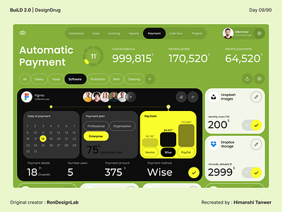 09/90 | Finance Management Dashboard admin dashboard design finance ui web design