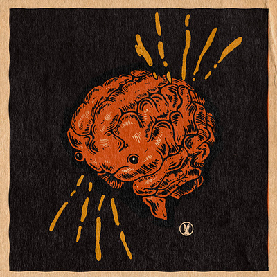 Brain Freeze design graphic design illustration