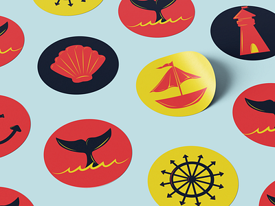 Sailor's mark branding graphic design logo