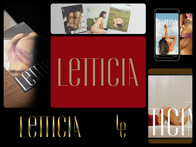 Letticia branding design graphic design logo typography vector