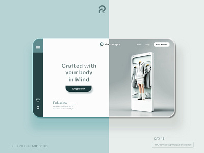 AI Boutique : Say goodbye to ill-fitting clothes adobe xd ai bespoke boutique branding creative process. creativeprocess design fashion fasiontech figma graphic design tailor ui userexperience