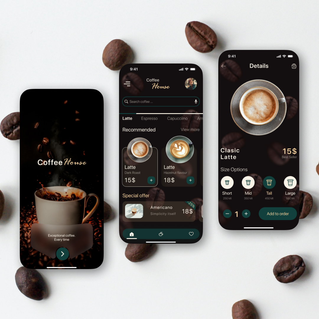 Coffee House by Ardit Kajtazaj on Dribbble