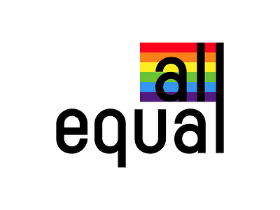 Day 18 All Equal 🏳️‍🌈⁠ adobeillustrator art artwork design dribbble illustration rainbow vector