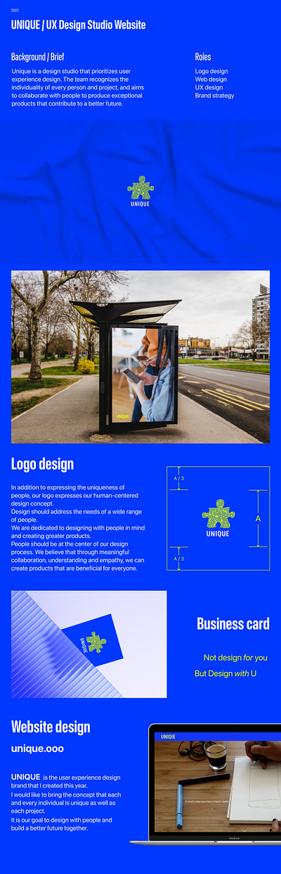 UX Design Studio Website branding design ui ux