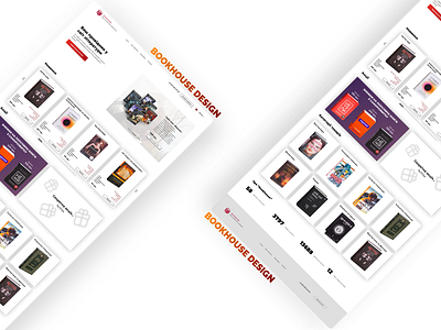 Bookhouse Design Concept design graphic design minimal ui web