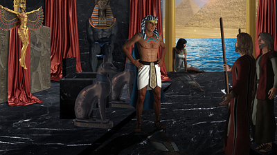 3D Pharaoh's Empire 3d animation design graphic design vector