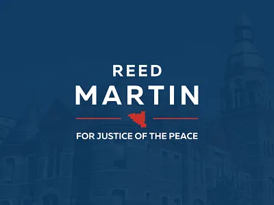 Martin campaign graphic design justice of the peace logo palm card political campaign politics push card rack card vector