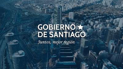 Logo redesign Gobierno de Santiago de Chile branding chile design graphic design logo santiago de chile