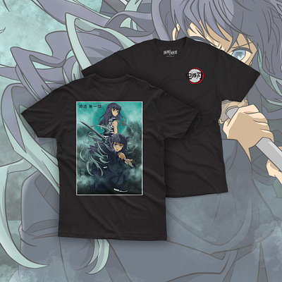 Muichirou Tokito (Kimetsu no Yaiba) anime art commission design draw illustration kimetsu no yaiba opencommission tshirt