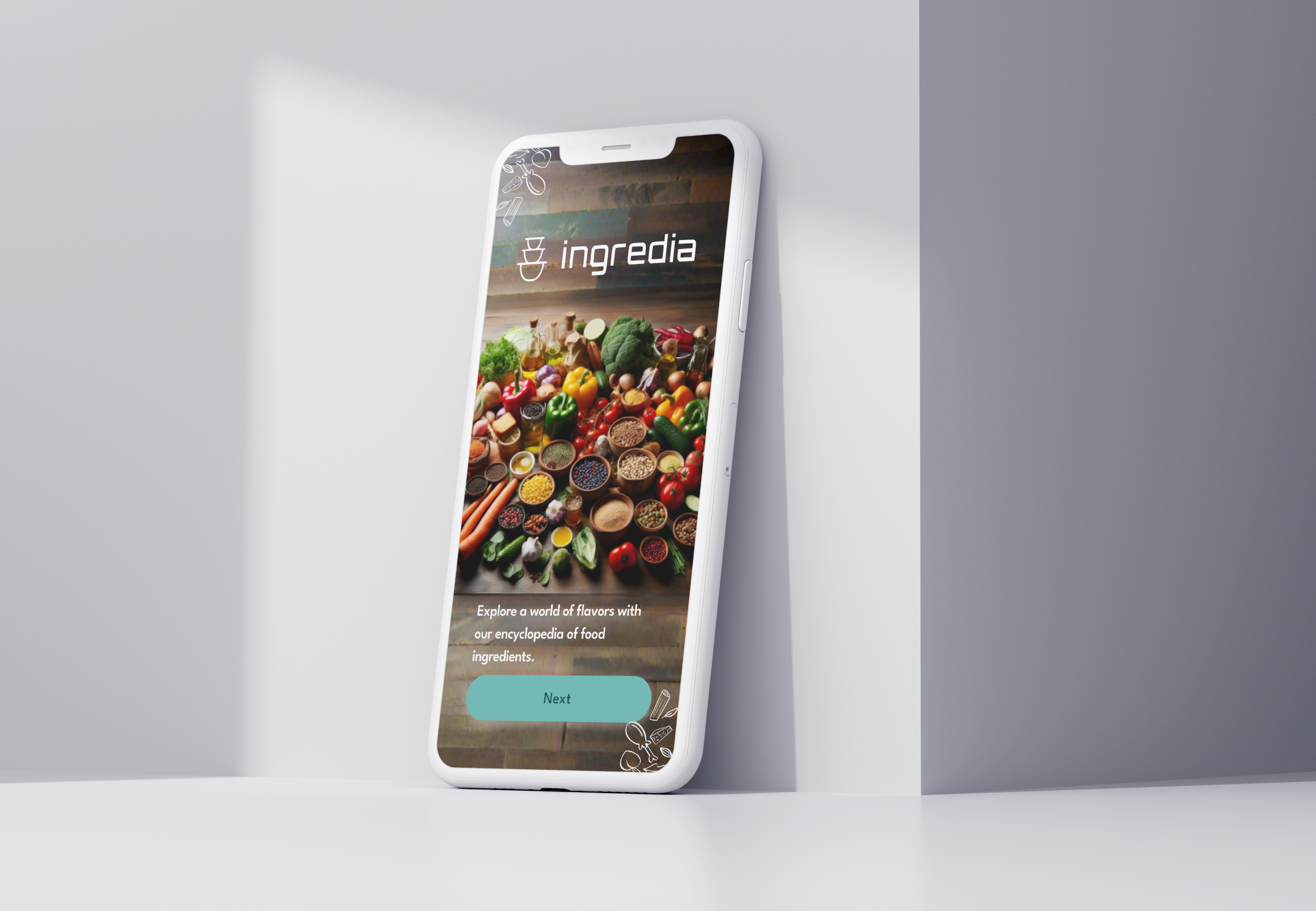 Ingredia app design ui ux