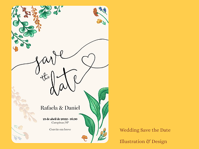 Wedding Identity - Illustration & Design brand identity graphic design illustration invitation watercolor wedding