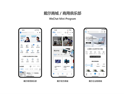 戴尔官方商城 / 商用俱乐部 branding design ma mobile pm requirement analysis structure ux