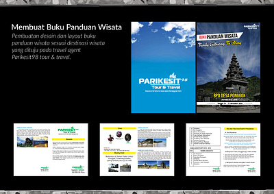 Desain Buku Wisata branding graphic design