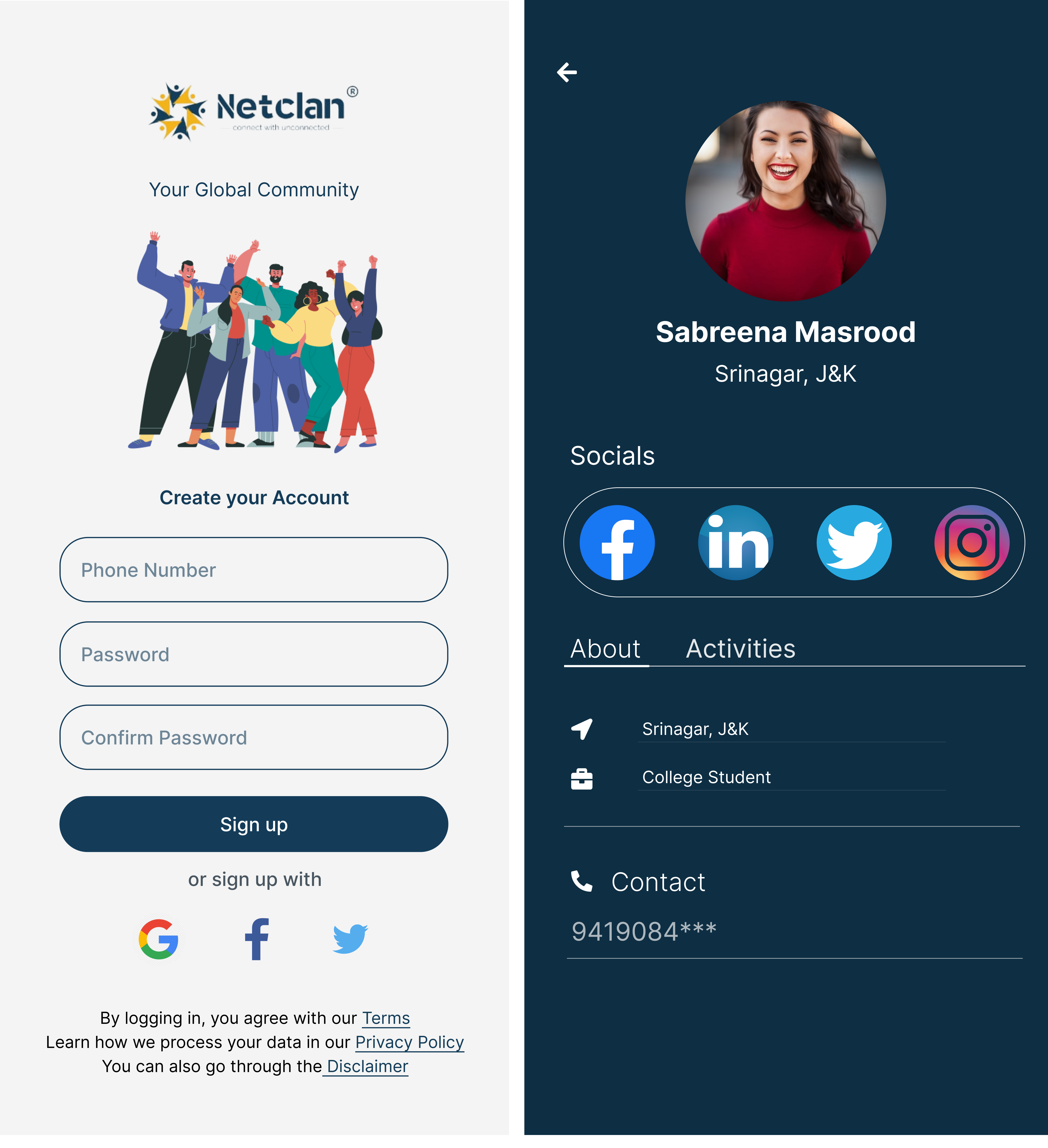 App UI Design app design dailyui design figma illustration login ui profile ui ui app ui screens uiux