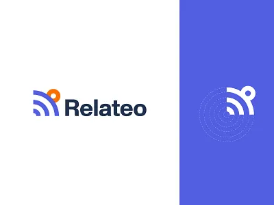 Tech Logo | Relateo | Modern Logo brand identity branding communication communication logo connect connect logo logo logo design logodesign logomark logotype minimalist logo modern logo social social logo social network tech tech logo