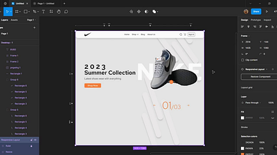 Nike responsive website and application... 3d animation app behance branding design dribbble figma graphic design illustration logo motion graphics ui uiux