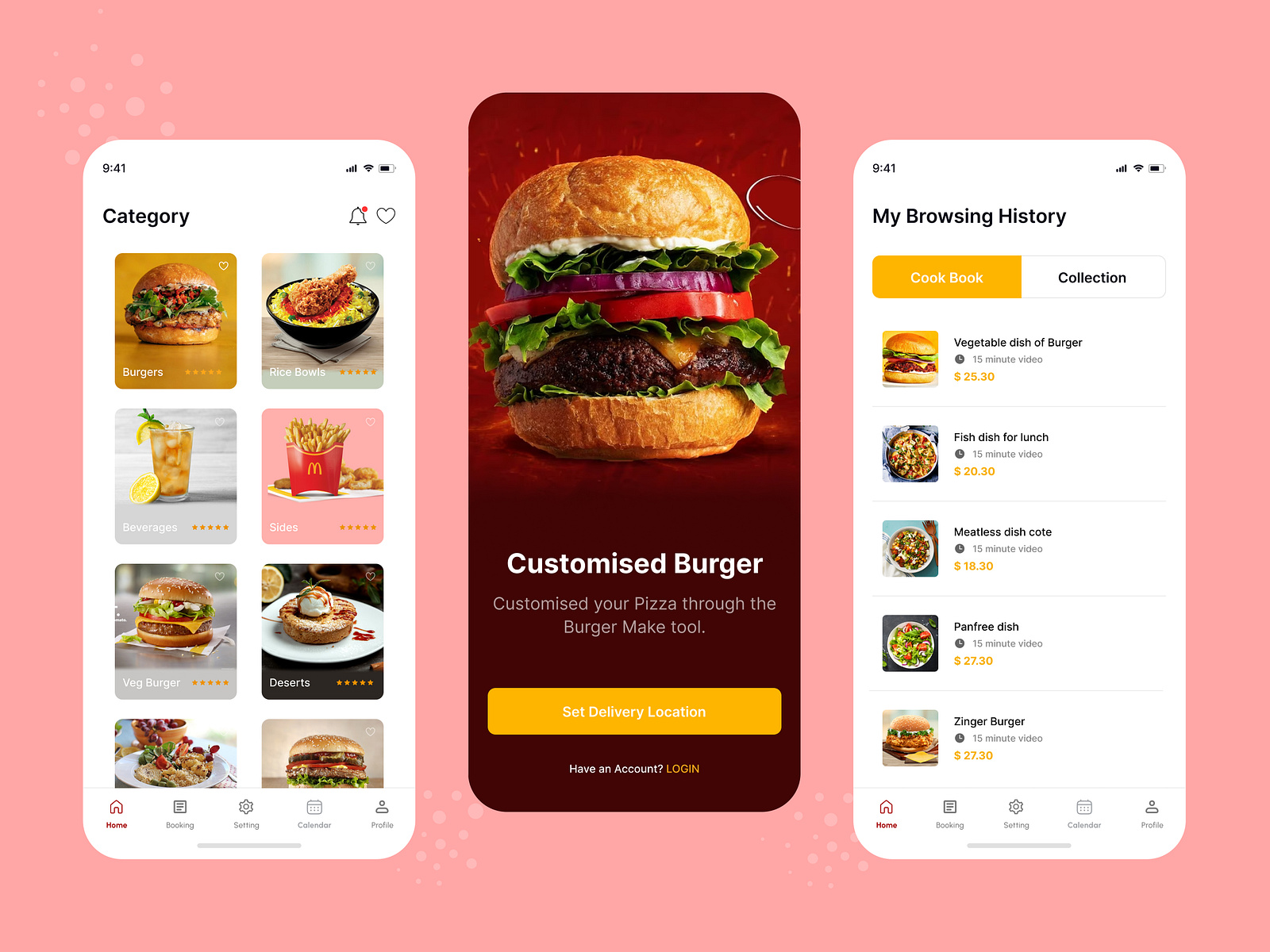 Food mobile app by Saheda akter Shipa for SylGraph on Dribbble